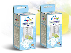 上海欧嘻高婴儿用品公司奶瓶包装设计