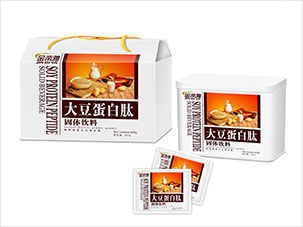 金帝雅大豆蛋白肽固体饮料包装设计