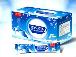 北京宝德堂​雪地凉茶固体饮料包装设计