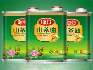 海芬油脂品牌标志设计山茶油包装设计案例图片欣赏