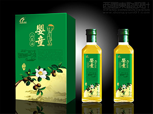 宏村山茶油包装设计案例图片与思路说明
