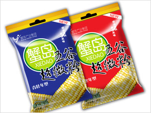北京蟹岛种植养殖公司五谷超微粉包装设计