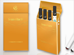 北京格林世界电子烟包装设计案例图片欣赏