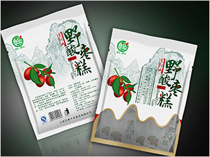河北省绿佳野酸枣糕食品包装袋礼盒包装设计