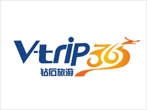 V-trip365 钻石旅游标志设计与理念说明