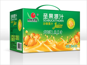 高原圣果公司沙棘果汁饮料包装设计图片