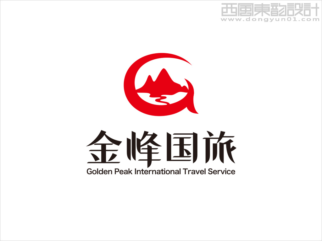 金锋国际旅行社logo设计