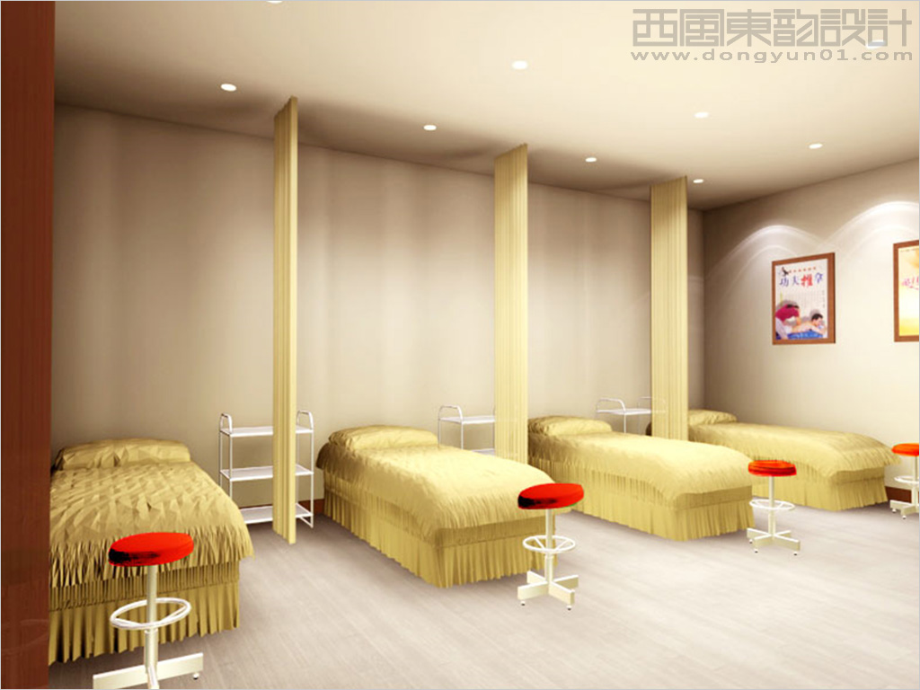 北京盲人保健按摩连锁品牌vi设计之按摩室设计