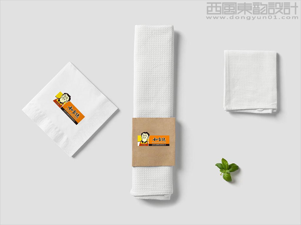 和食佬风味餐饮连锁品牌vi设计之餐巾纸设计