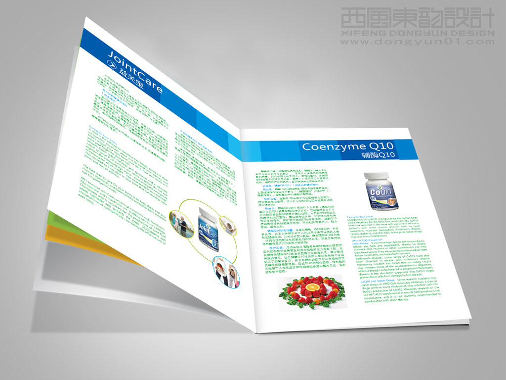 IVY Pharma Group 制药集团保健品产品招商手册设计之产品手册内页设计