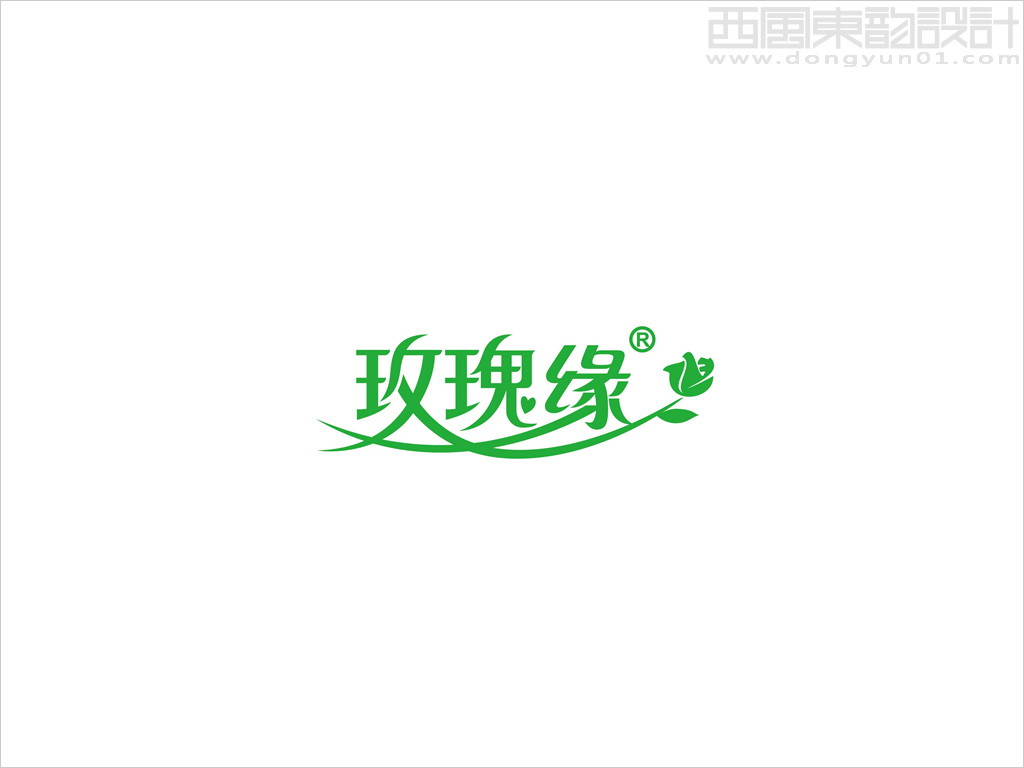 玫瑰缘logo设计