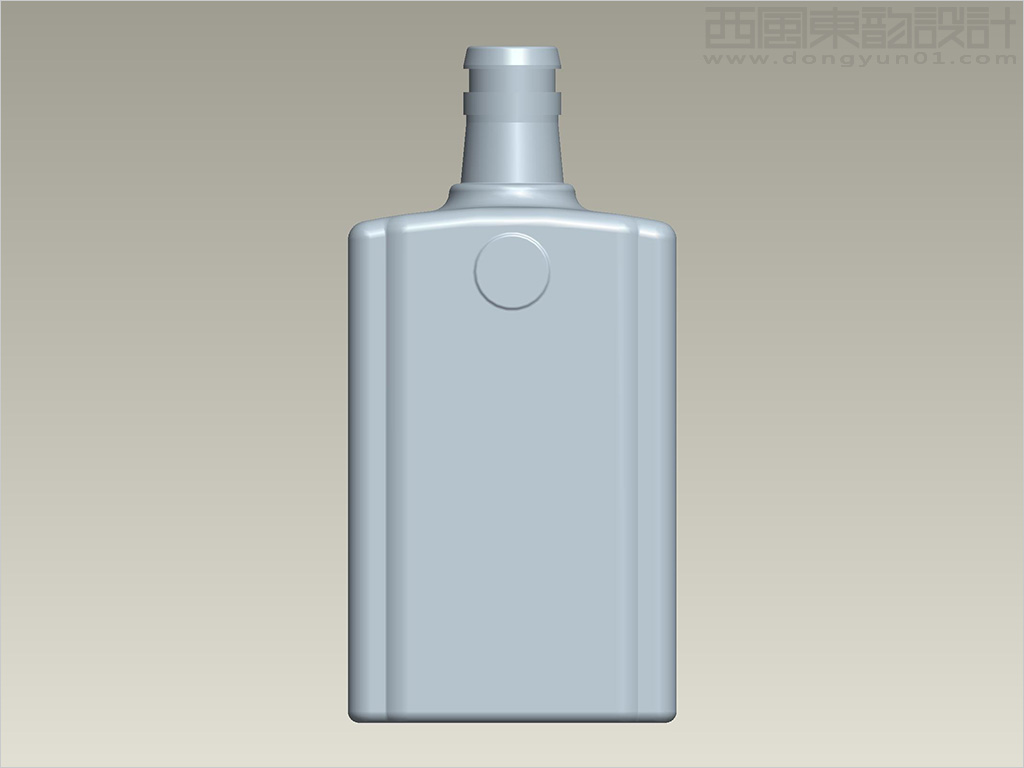 京卫药业本草修真药酒瓶型设计3D正面图