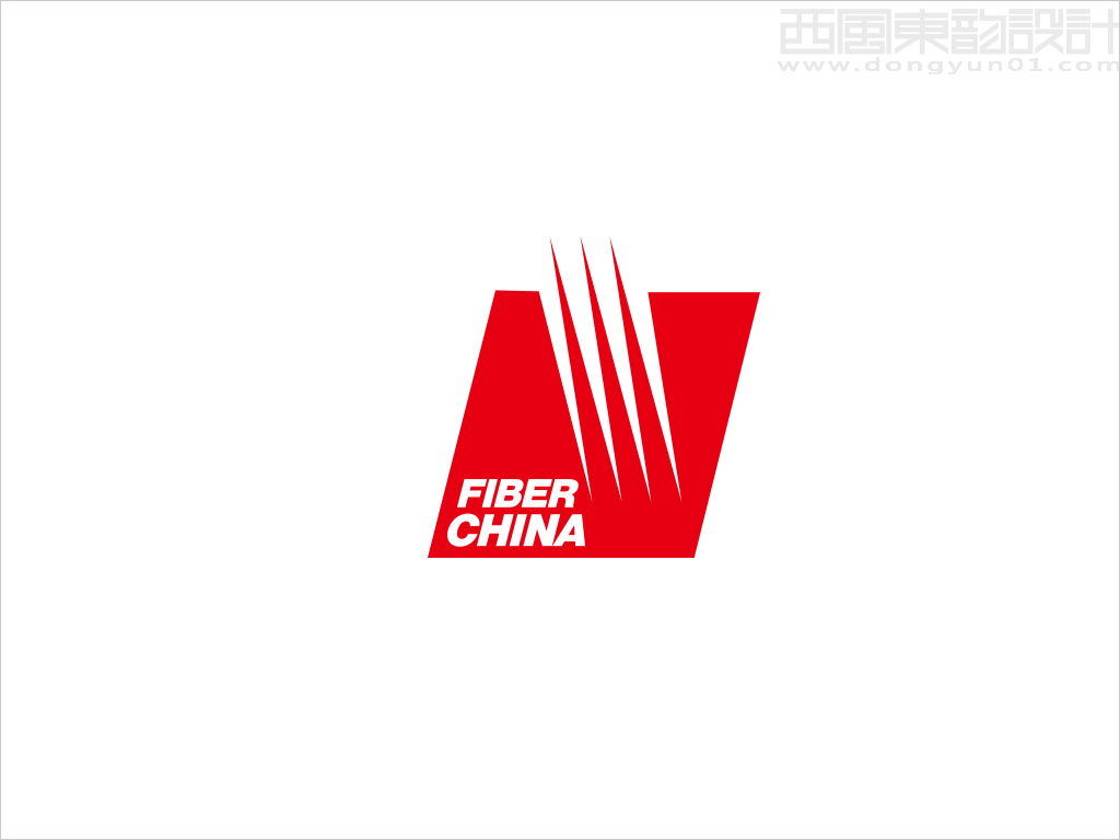 中国建材集团进出口公司FIBER CHINA 出口光纤材料logo设计 