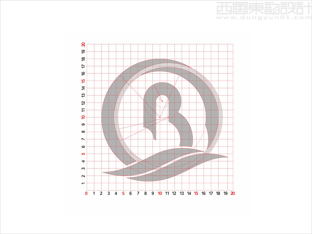 博仲盛景医药技术公司logo设计标准化制图
