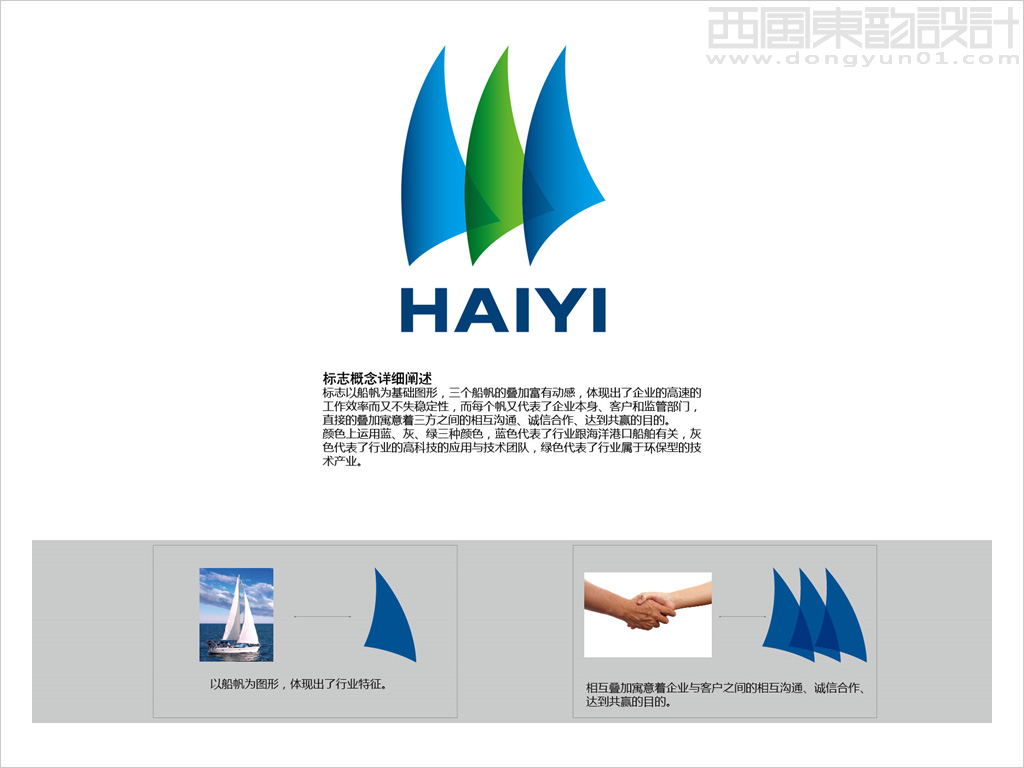 海亿国际海辰华疏浚工程有限公司logo设计创意说明