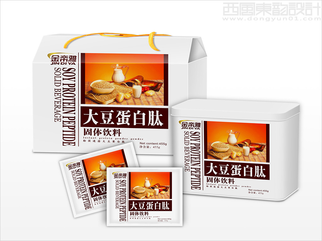 临沂金帝雅食品有限公司大豆蛋白肽固体饮料包装设计