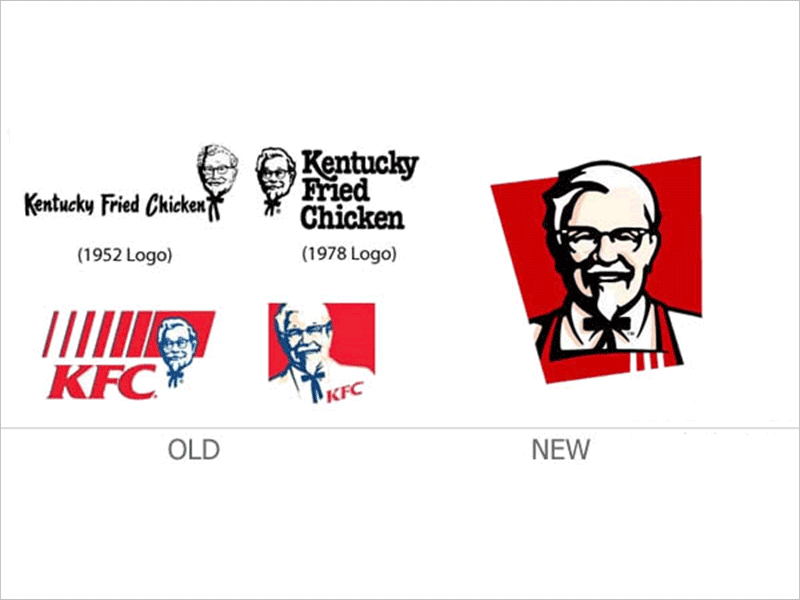 肯德基品牌logo优化再设计