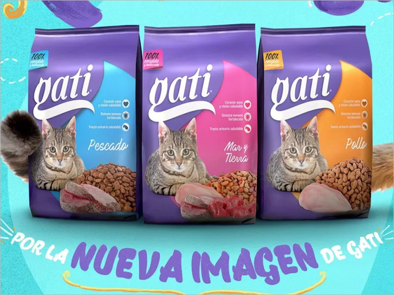 qati 猫粮包装设计图片欣赏