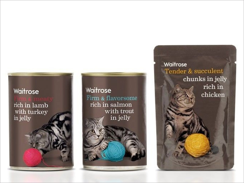 WAITROSE 猫粮包装设计图片欣赏