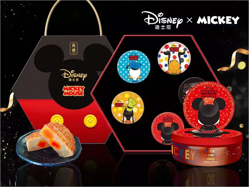 迪士尼月饼礼盒包装设计，让我们重温迪士尼的童话梦。