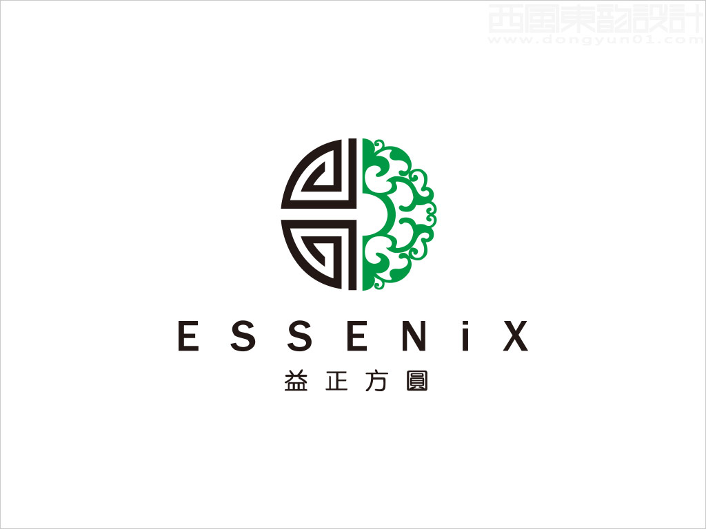 美国益正方圆生物科技有限公司logo设计