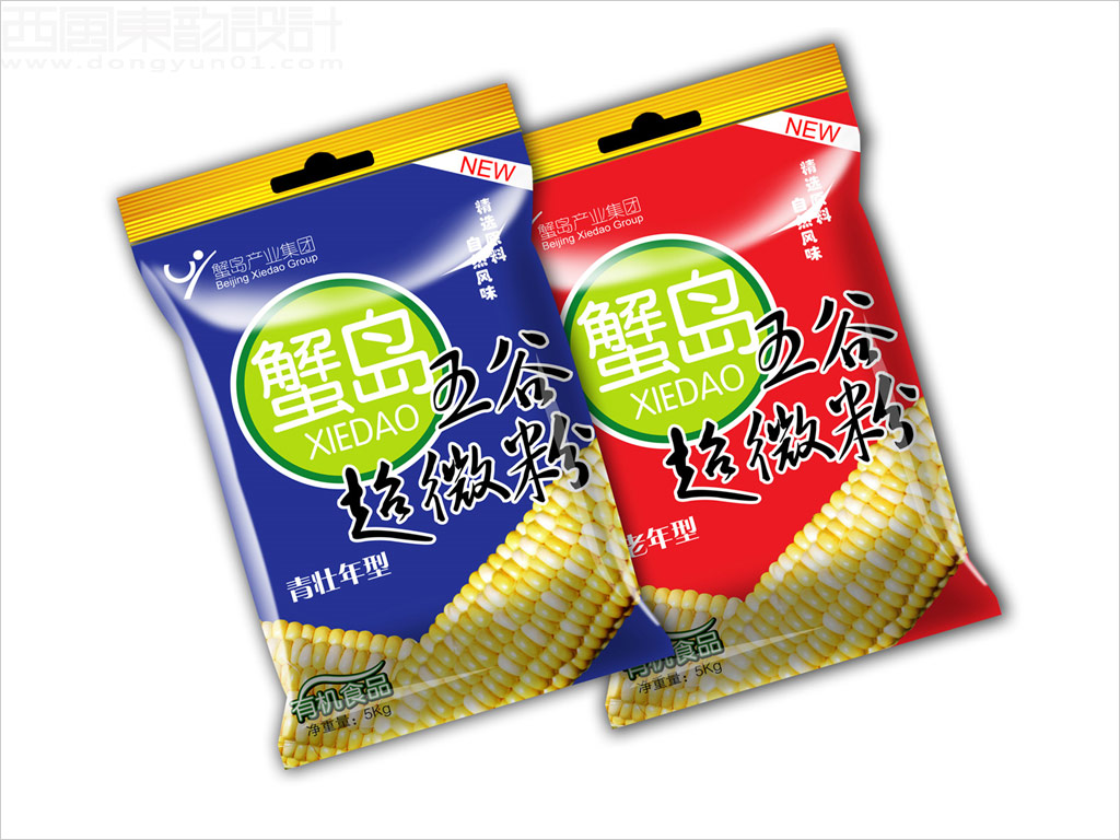 北京蟹岛种植养殖公司五谷超微粉包装设计之老年型