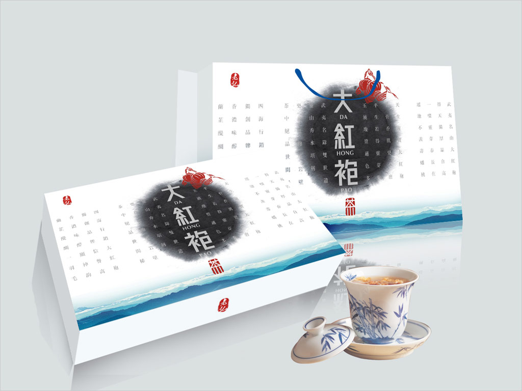 北京市睿思龙经贸有限公司老计大红袍茶叶包装设计图片