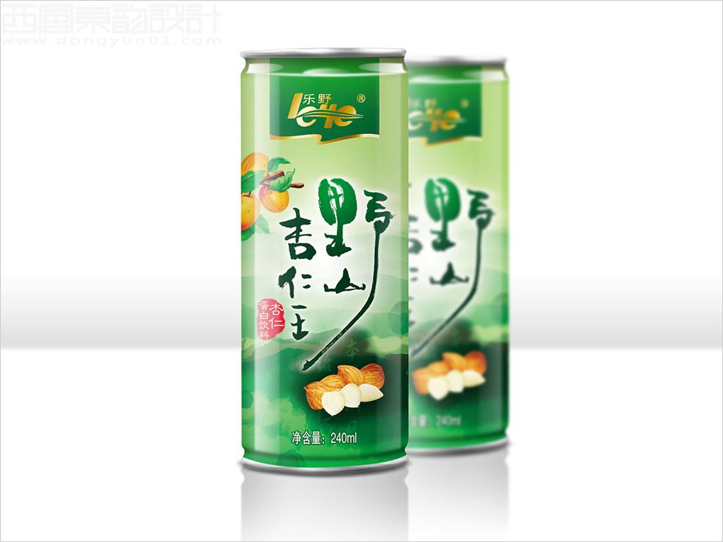 承德乐野食品有限公司杏仁蛋白饮料包装设计餐饮渠道版