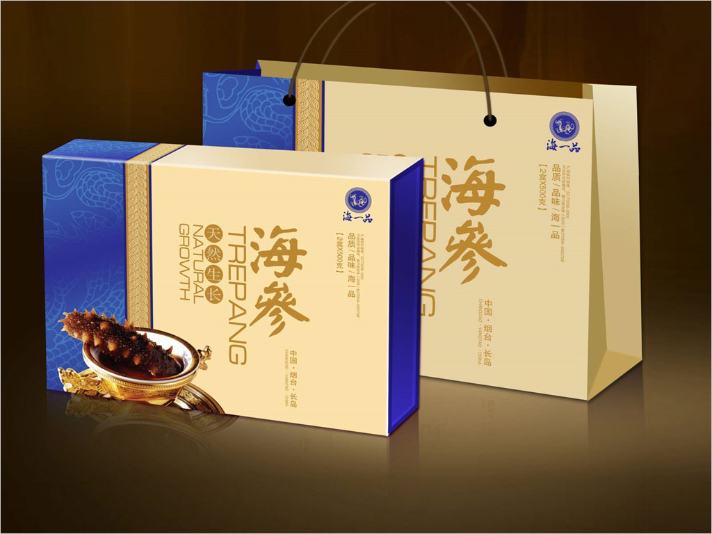 山东长岛海一品食品开发有限公司海参礼盒包装设计之二