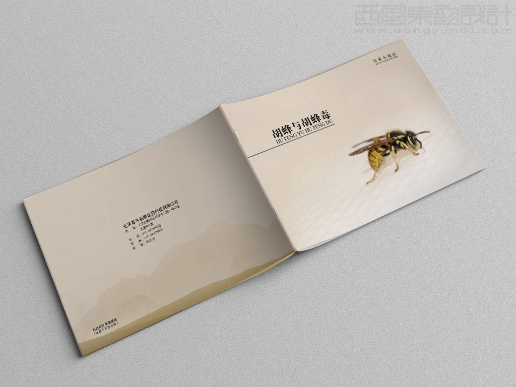 北京泰斗生物医药科技有限公司产品手册封面设计