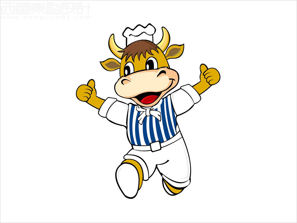 辽宁宏达牛业发展有限公司悦牛品牌吉祥物卡通形象设计