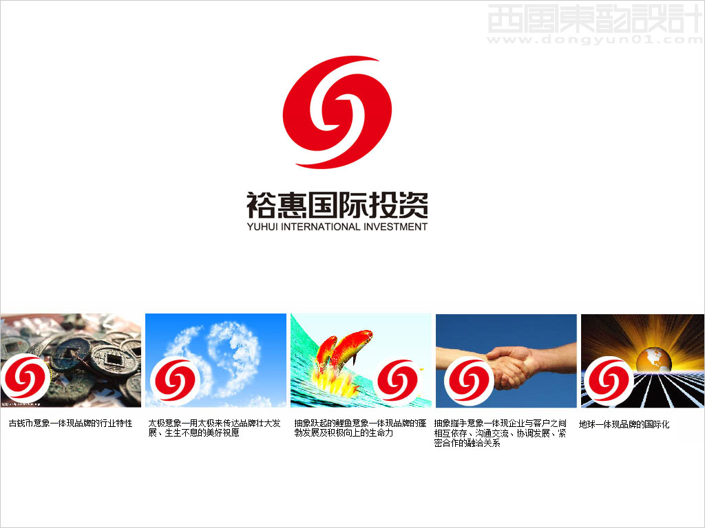 北京裕惠国际投资有限公司标志设计创意释义图