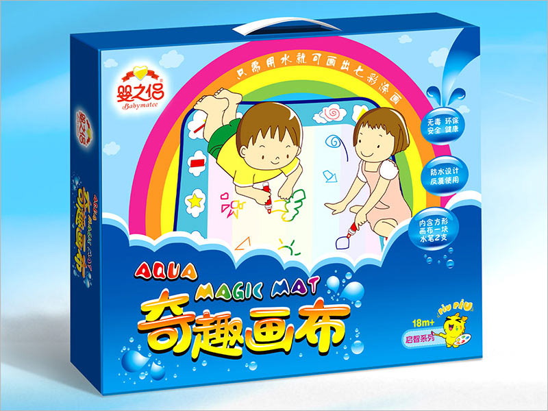 手绘插画设计在婴童用品包装设计中的运用示例