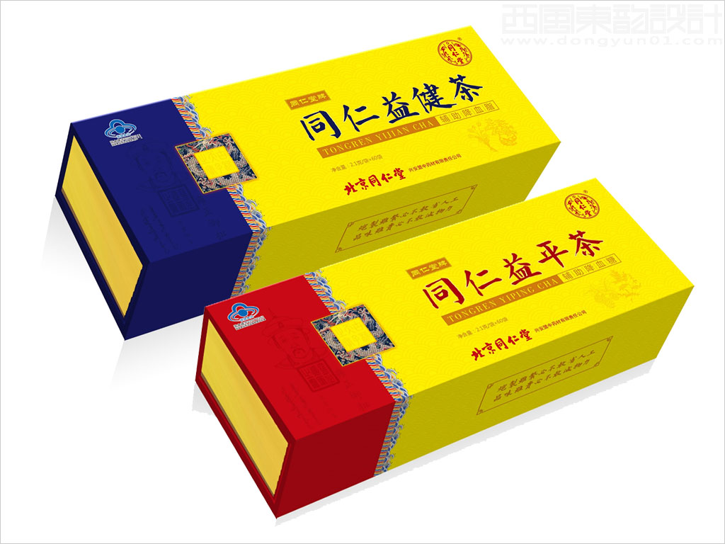 北京同仁堂兴安保健科技有限责任公司同仁保健茶包装设计图片