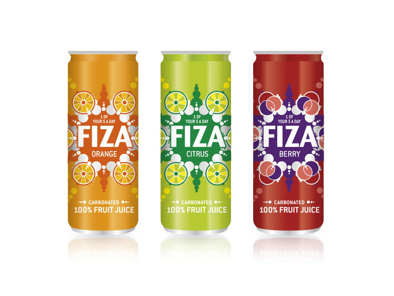 FIZA 饮料包装设计