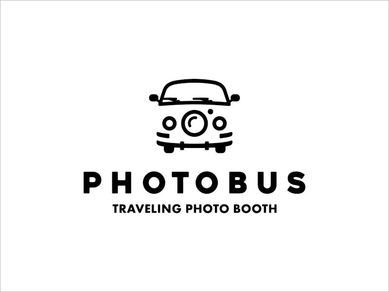 PHOTOBUS TRAVELING PHOTO BOOTH LOGO设计