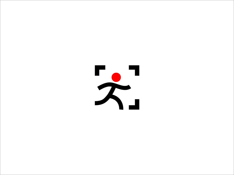 Runner Camera Focus LOGO设计