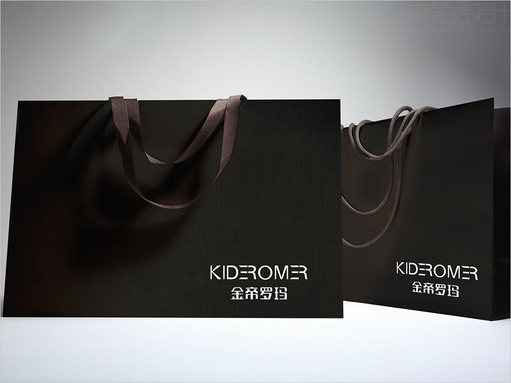 金帝罗玛鞋业品牌标志手提袋设计