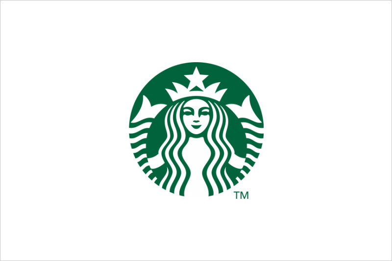 Starbucks logo design 星巴克标志设计