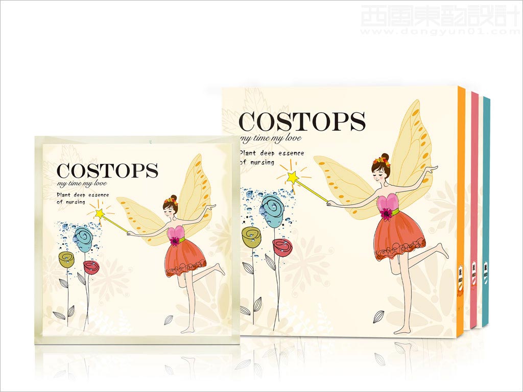 COSTOPS少女系列面膜包装设计