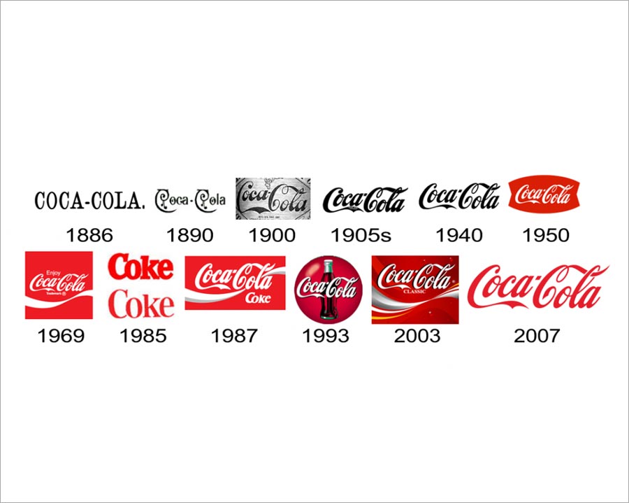 Coca-Cola可口可乐重新优化标志设计