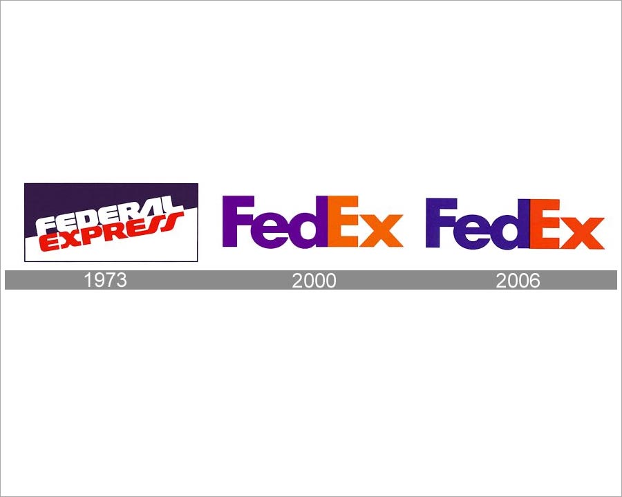 FedEx美国联邦快递重新优化标志设计
