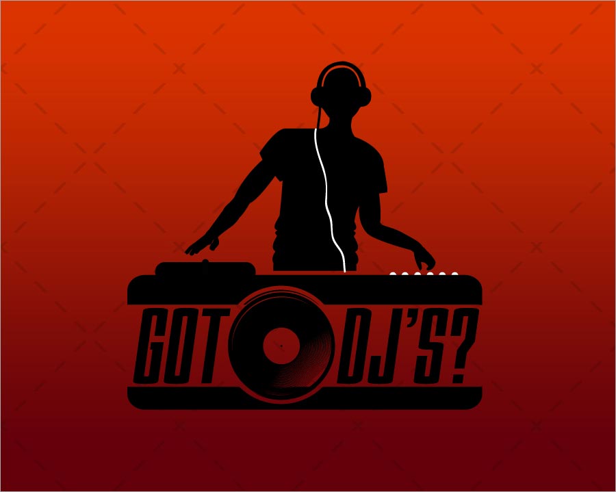 音乐DJ标志设计案例图片