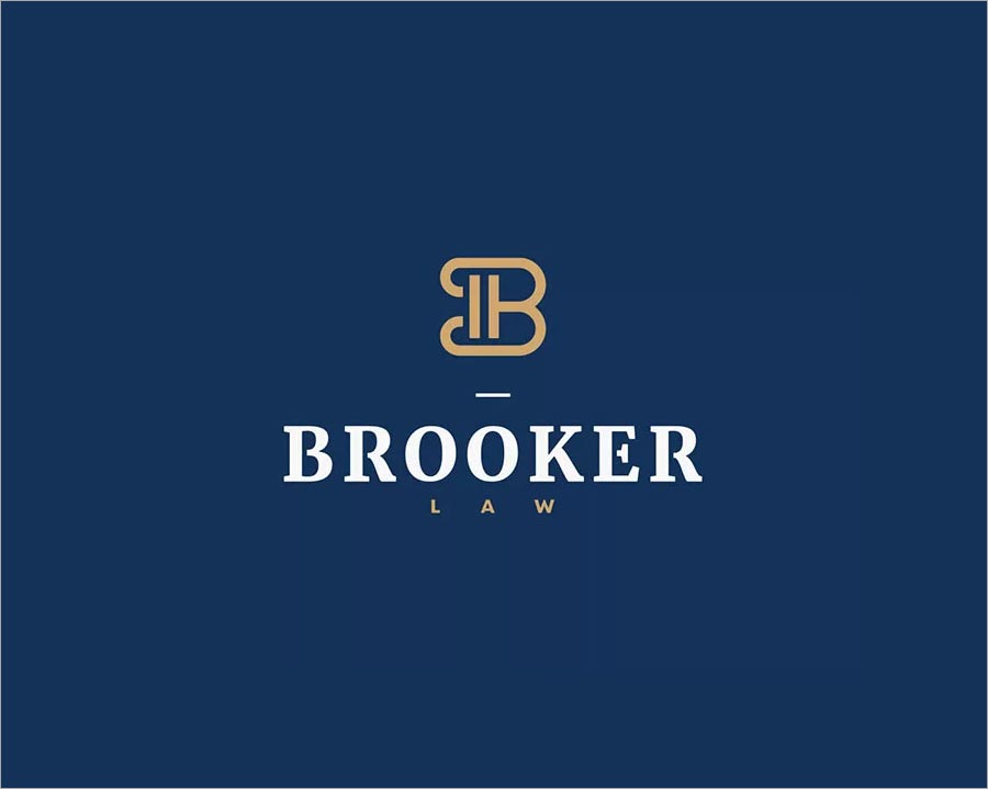 BROOKER LAW 律师事务所标志设计