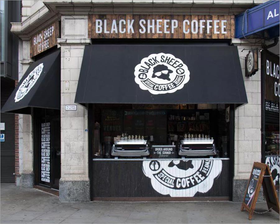 Black Sheep Coffee logo设计