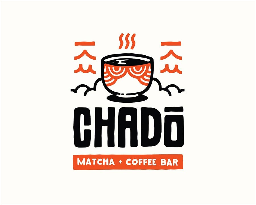 Chado Matcha Coffee Bar logo设计