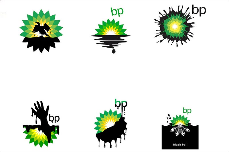 BP 标志设计被恶搞