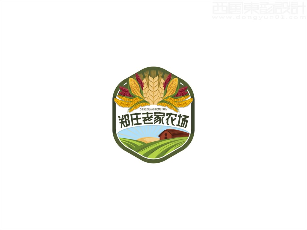 河北衡水安平县郑庄老家农场标志设计案例图片