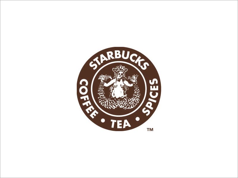 1971年星巴克星巴克咖啡logo设计