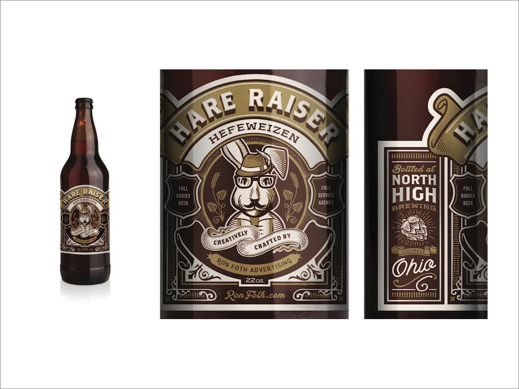 HARE RAISSER 啤酒包装设计案例图片欣赏